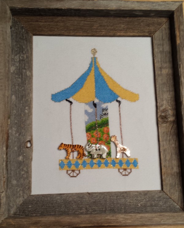 Circus Carousel by Threaded Treasures